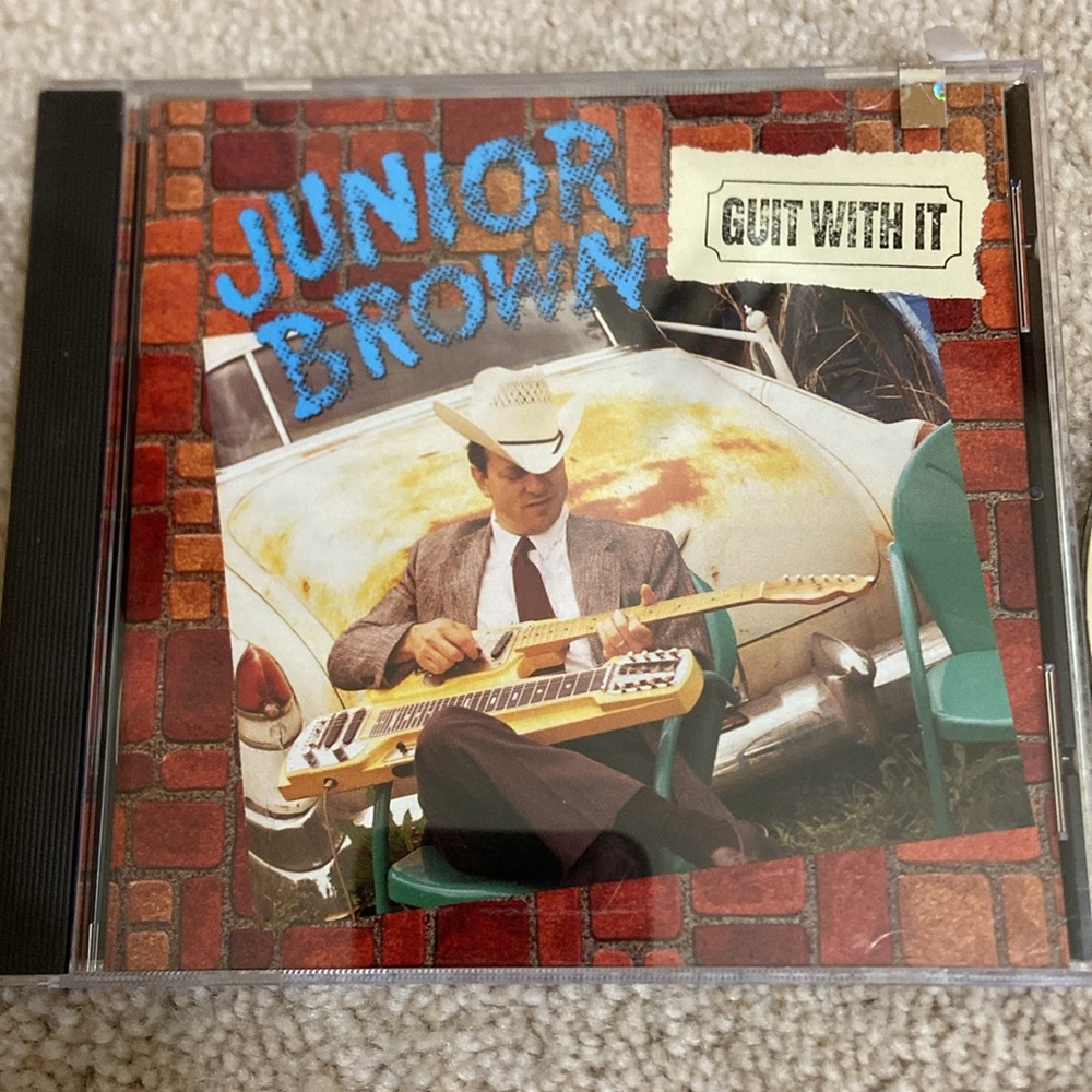 🔥 5 for $5🔥 Junior Brown Guit With It CD - Picture 2 of 5
